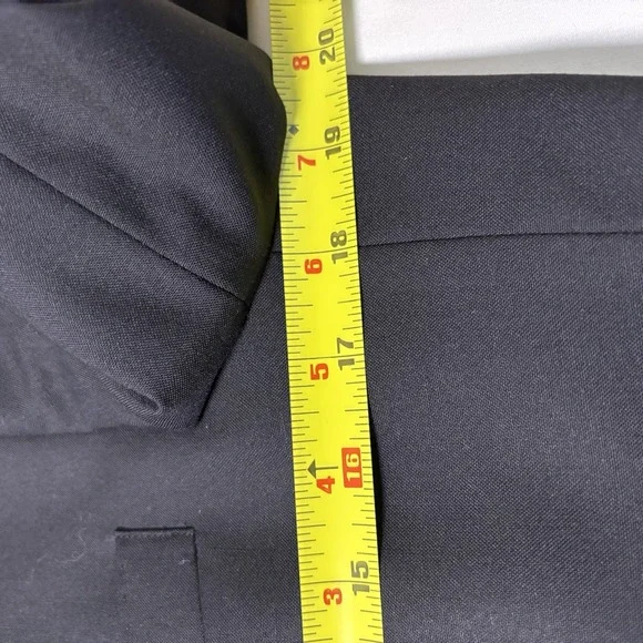 J Crew Ludlow Jacket Black 42L Italian Wool